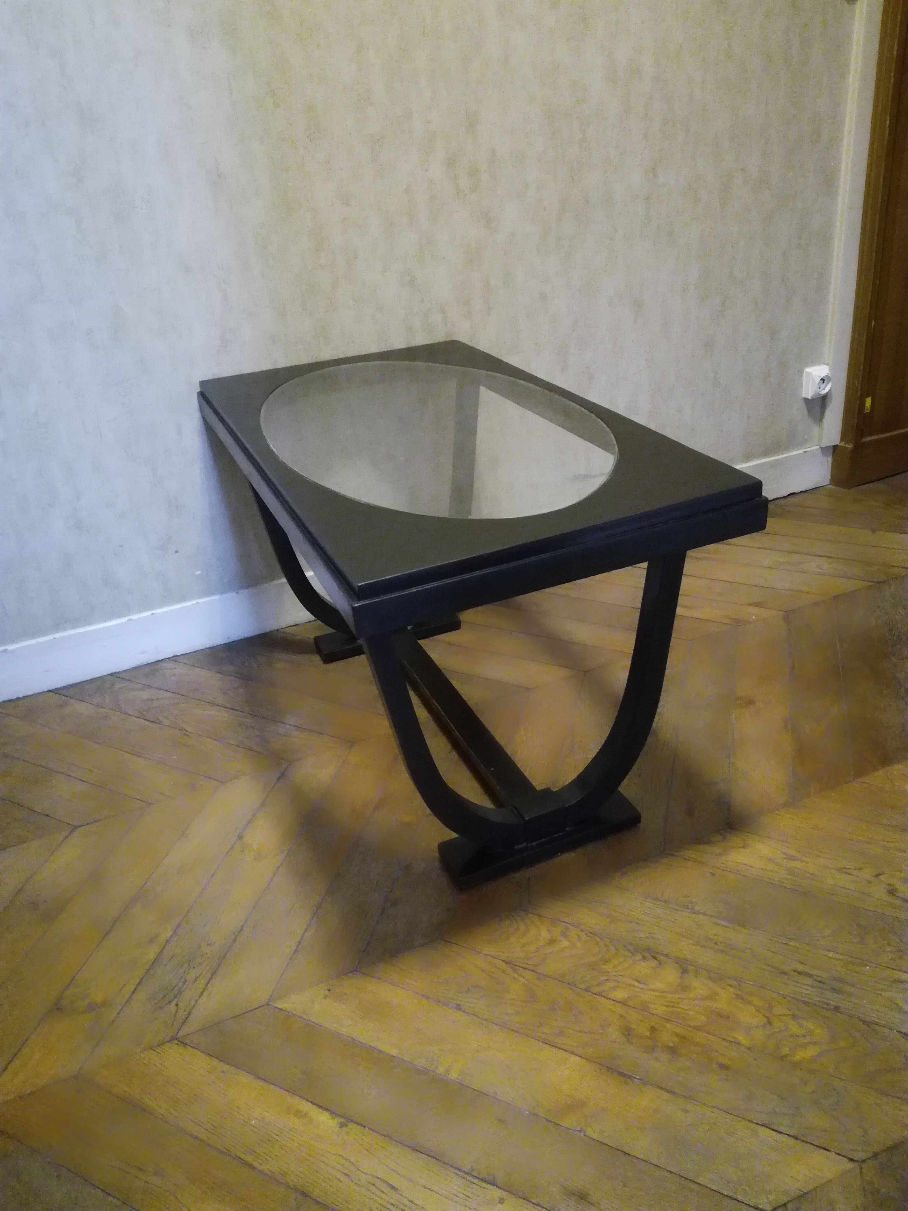 Table low art deco style