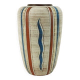west german mid century VASE sawa keramik 50s sgraffito decor model 300/30