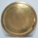 Moroccan patinated brass platter 70s