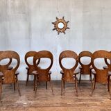 Series of 8 Baumann seagull chairs