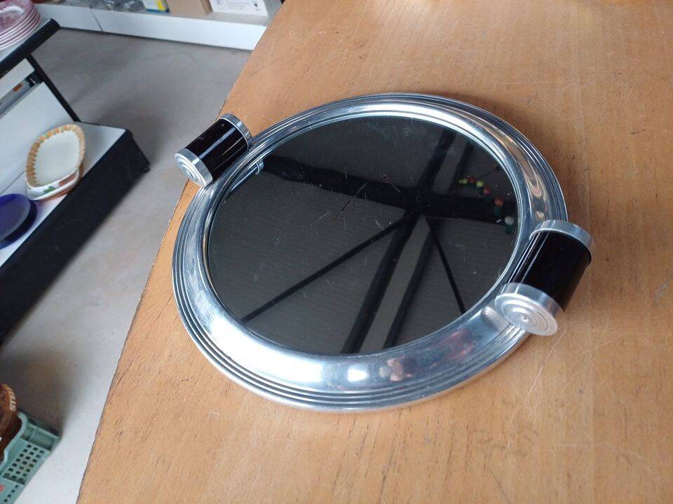 Art Deco mirrored service tray