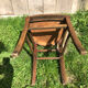 Luterma bistrot chair in wood 70s vintage