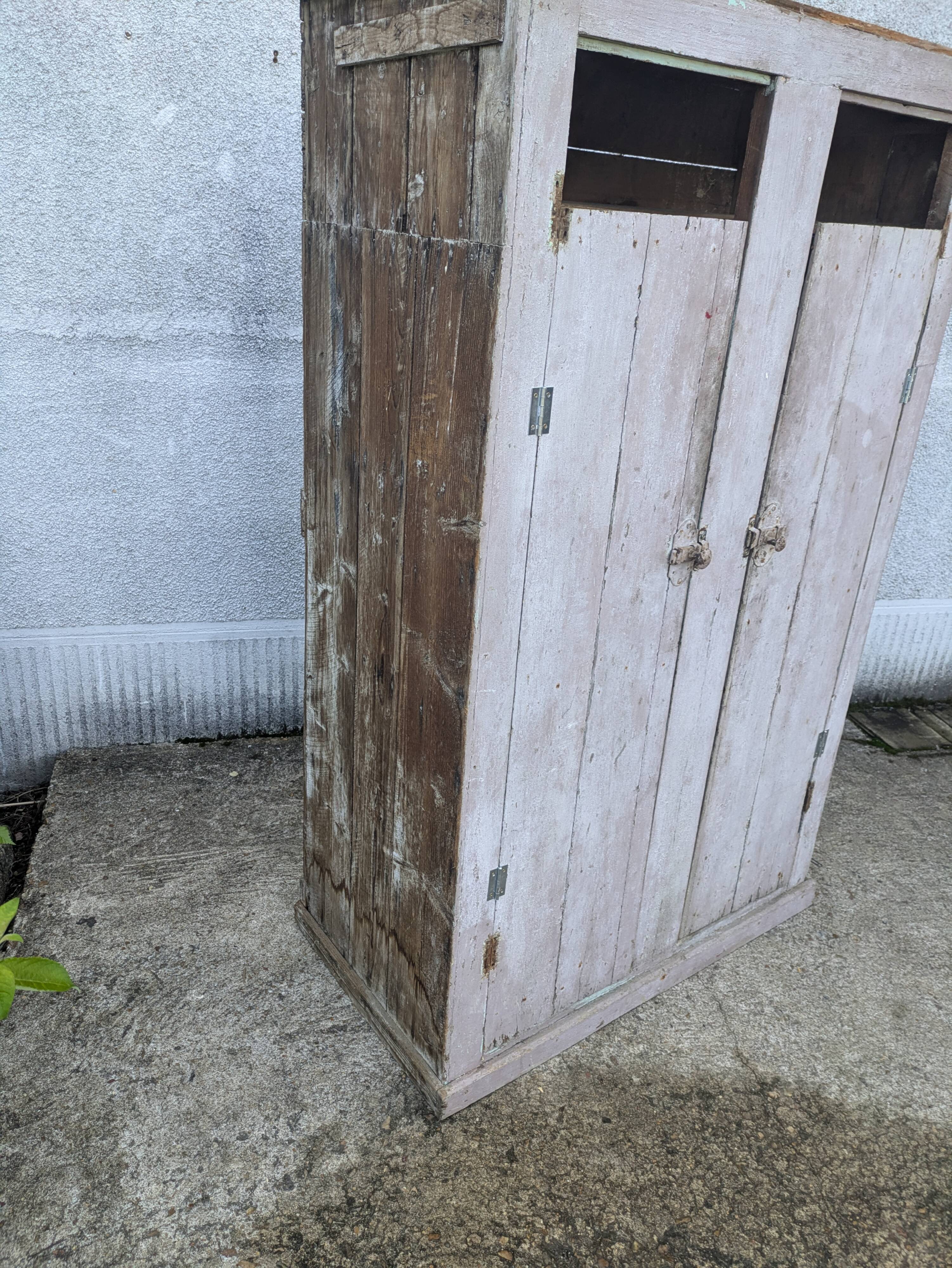 Small patinated cabinet