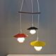 Hanging lamp from the 1950s, several places attributed to Bent Karlby.