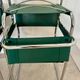 Set of 6 tubular chairs Bauhaus style design 80s/90s green