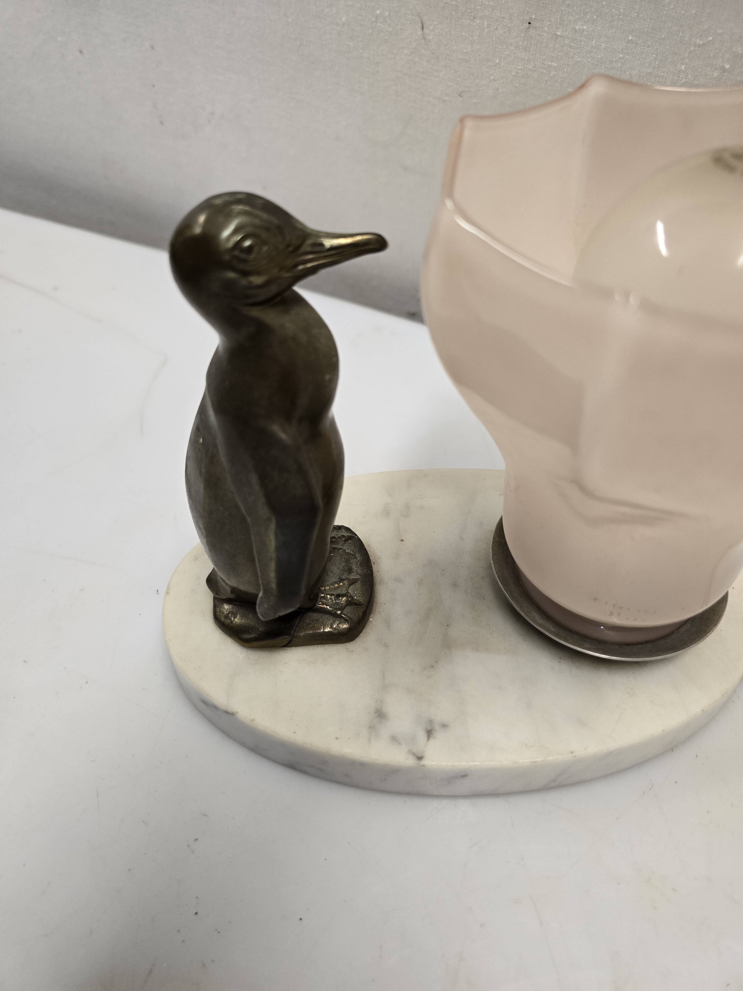 Penguin lamp from the 60s