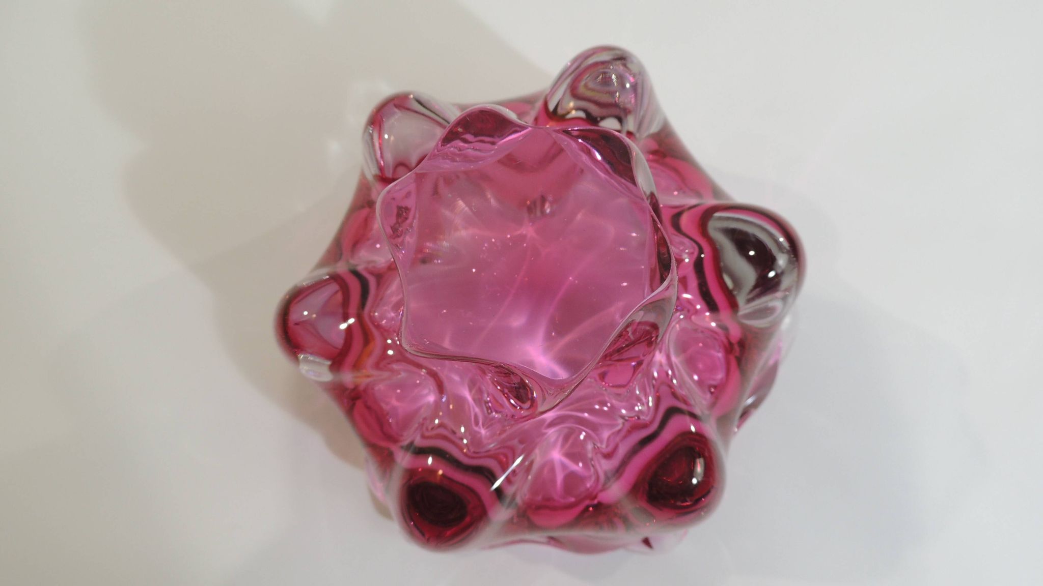 Cendrier / bol en verre tchèque Chribska /vide poche /Josef Hospodka