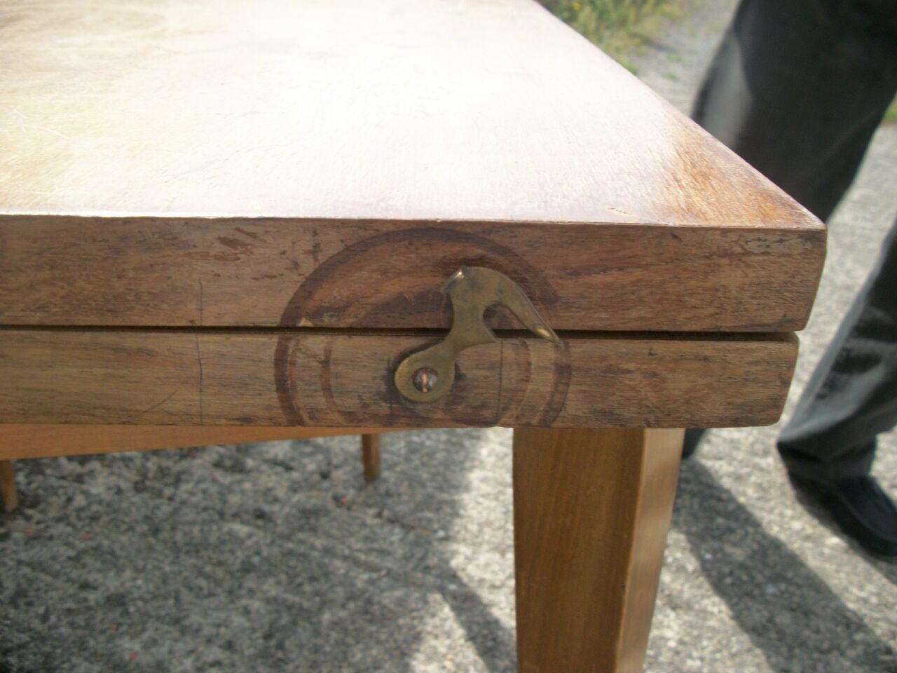Vintage table compass legs