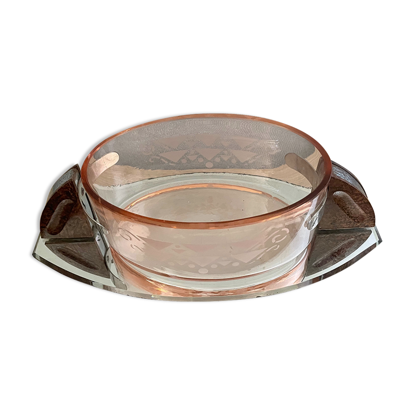 Empty pocket / art deco mirror cup