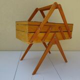Sewinf cart for vintage child toy of 60s