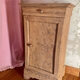 Louis Philippe natural walnut bedside table