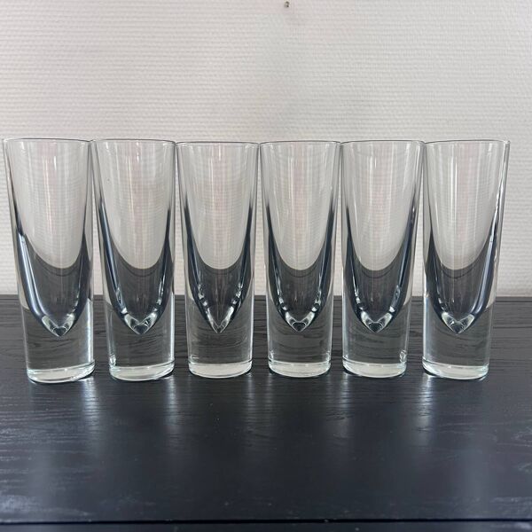 Service de 6 verres Habitat 1980