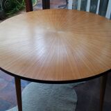 Sun marquetry table