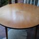 Table en marqueterie soleil