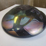 Malte blown glass ashtray, phoenician sign