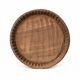 Ancient wooden plateau hand-carved