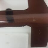 Pair of plexiglass sconces