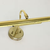 Vintage brass wall piano lamp