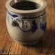 Blue gray Alsace stoneware pot