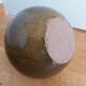 Vase pitcher ball candy sandstone pyrite artisanal pottery of the Bois de Laud