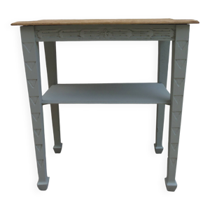 Bout de canapé, sellette, - vert art