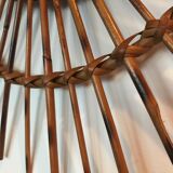 Bamboo mirror 54 cm