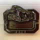 Old cast iron boar ashtray efel