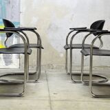 Vintage chairs from the 80s Bauhaus design