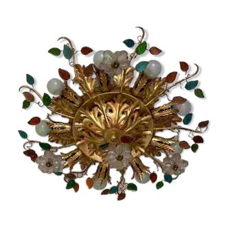 Applique, plafonnier vintage Banci en verre de Murano