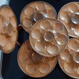 LONGCHAMP / Complete oyster service 12 plates 24.5 cm and a dish 33