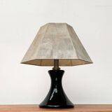 Floor or table lamp in German glass and synthetic cork in M Design style by Ingo Maurer, 1960s.