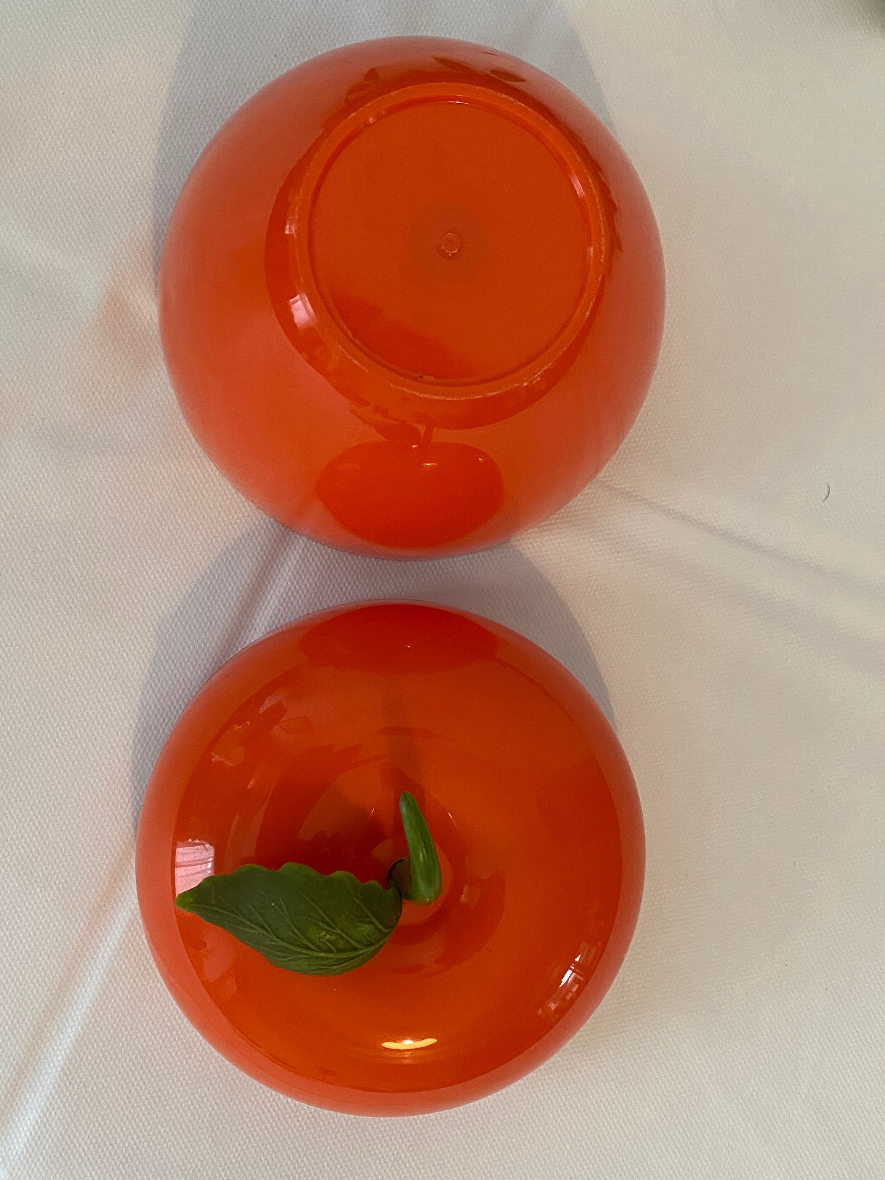Orange apple ice bucket