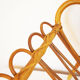 Magazine rack vintage rattan