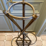 Vintage rattan plant holder