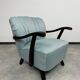 Art Deco blue club chairs