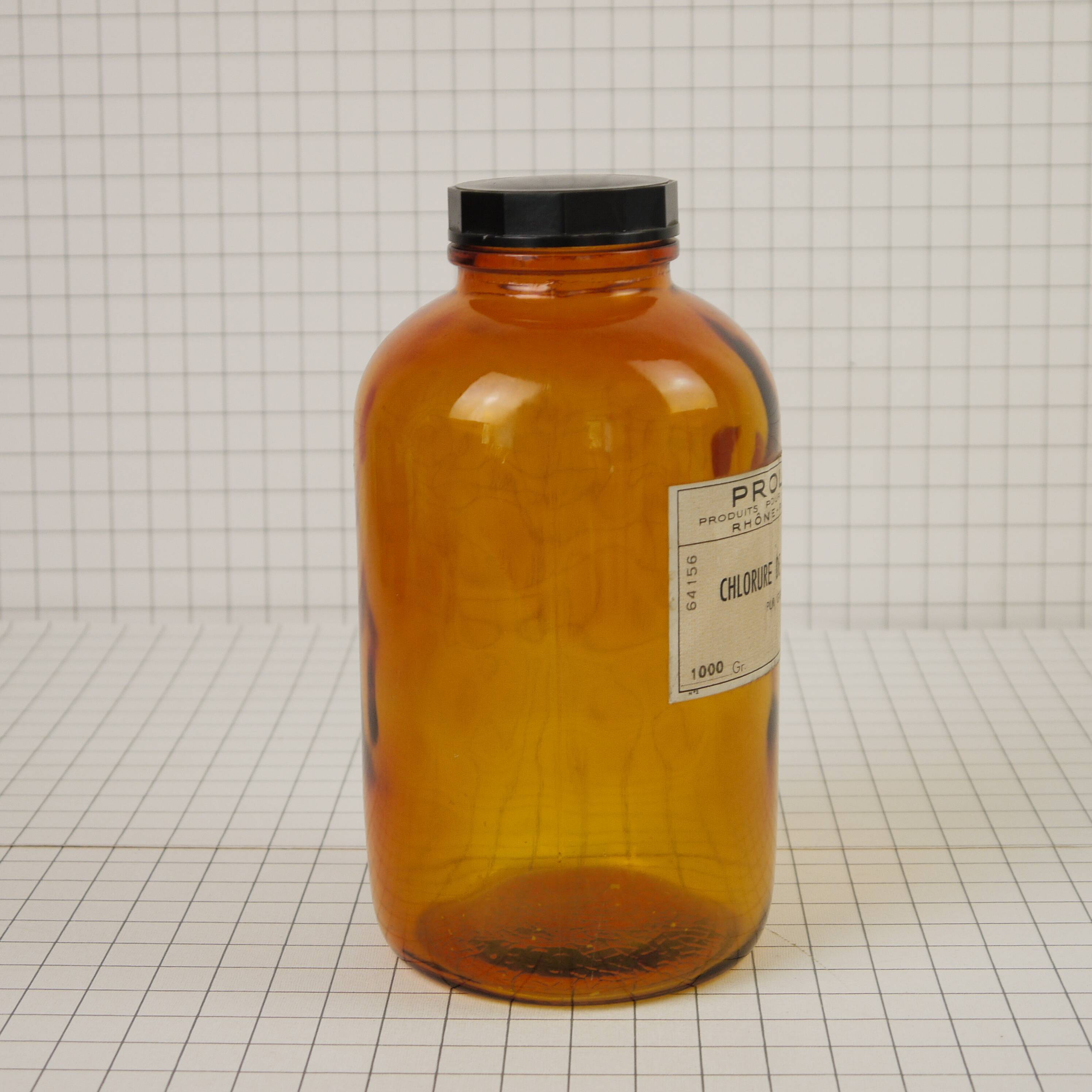 Magnesium Chloride brown glass pharmacy bottle
