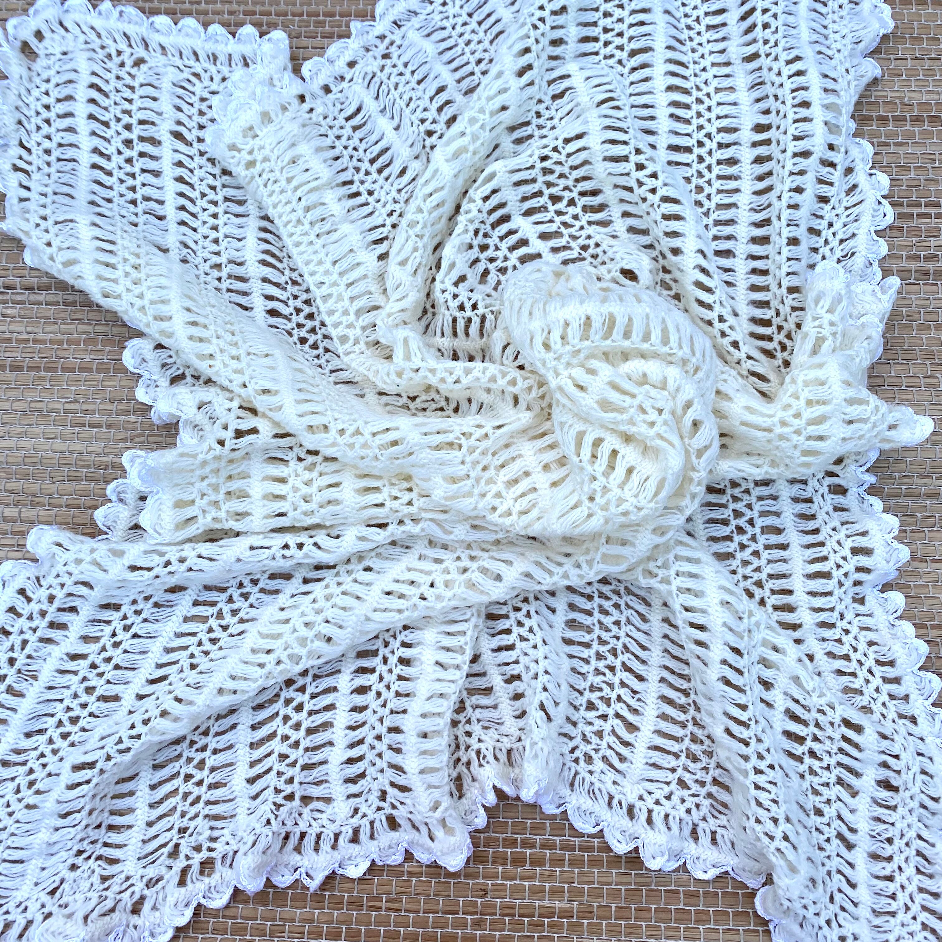 Blanket, crocheted plaid