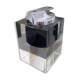 Ronson Plexiglass and Chrome Table Lighter Vintage 1970s