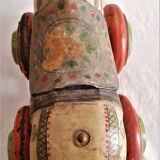 Old toy, wooden horse, India