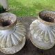 Pair of Médicis planters in cast iron by Godin, 19th century.