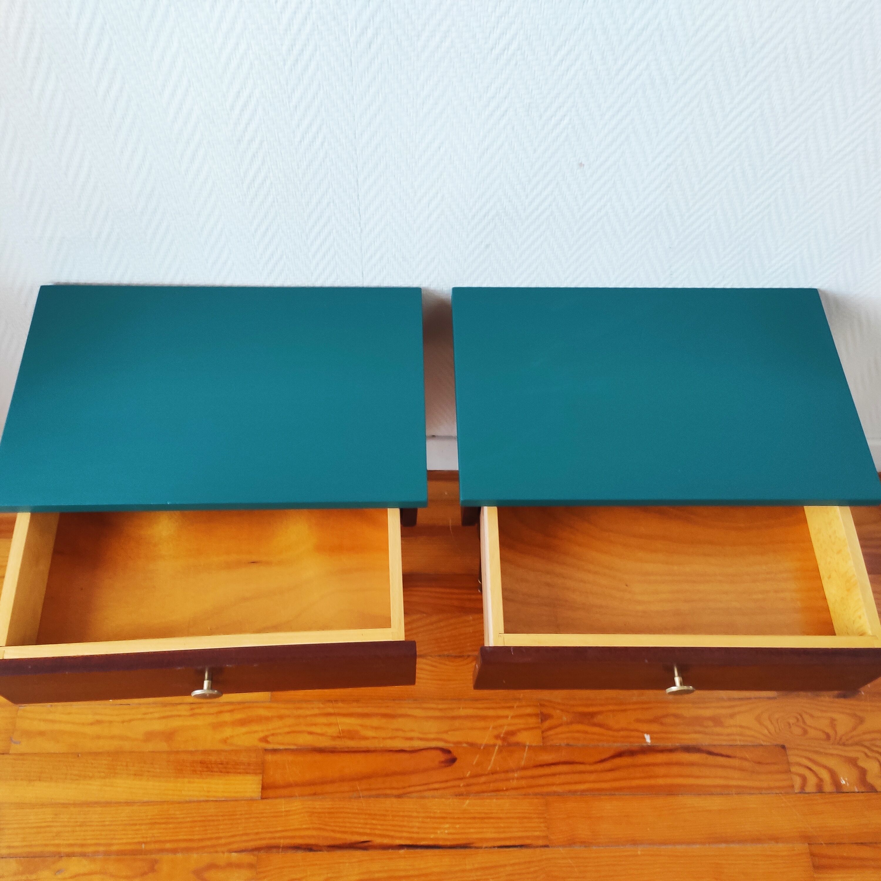 Pair of vintage bedside tables