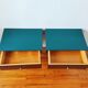 Paire de tables chevet vintage