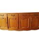 Solid cherry wood cabinet with 4 doors and 4 drawers (255/55cm H 105cm)