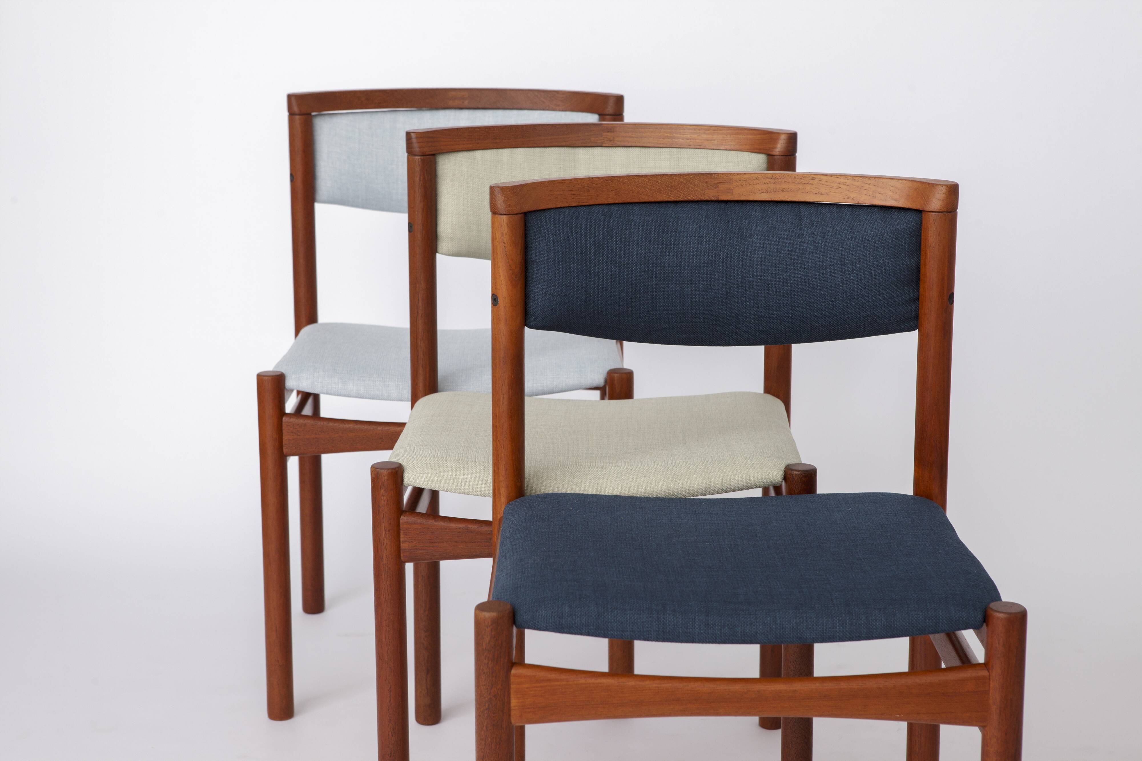 5 Dining Chairs 1960s by SAX, Denmark Teak
