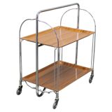 Mid-century folding serving cart, Italy, 1970s