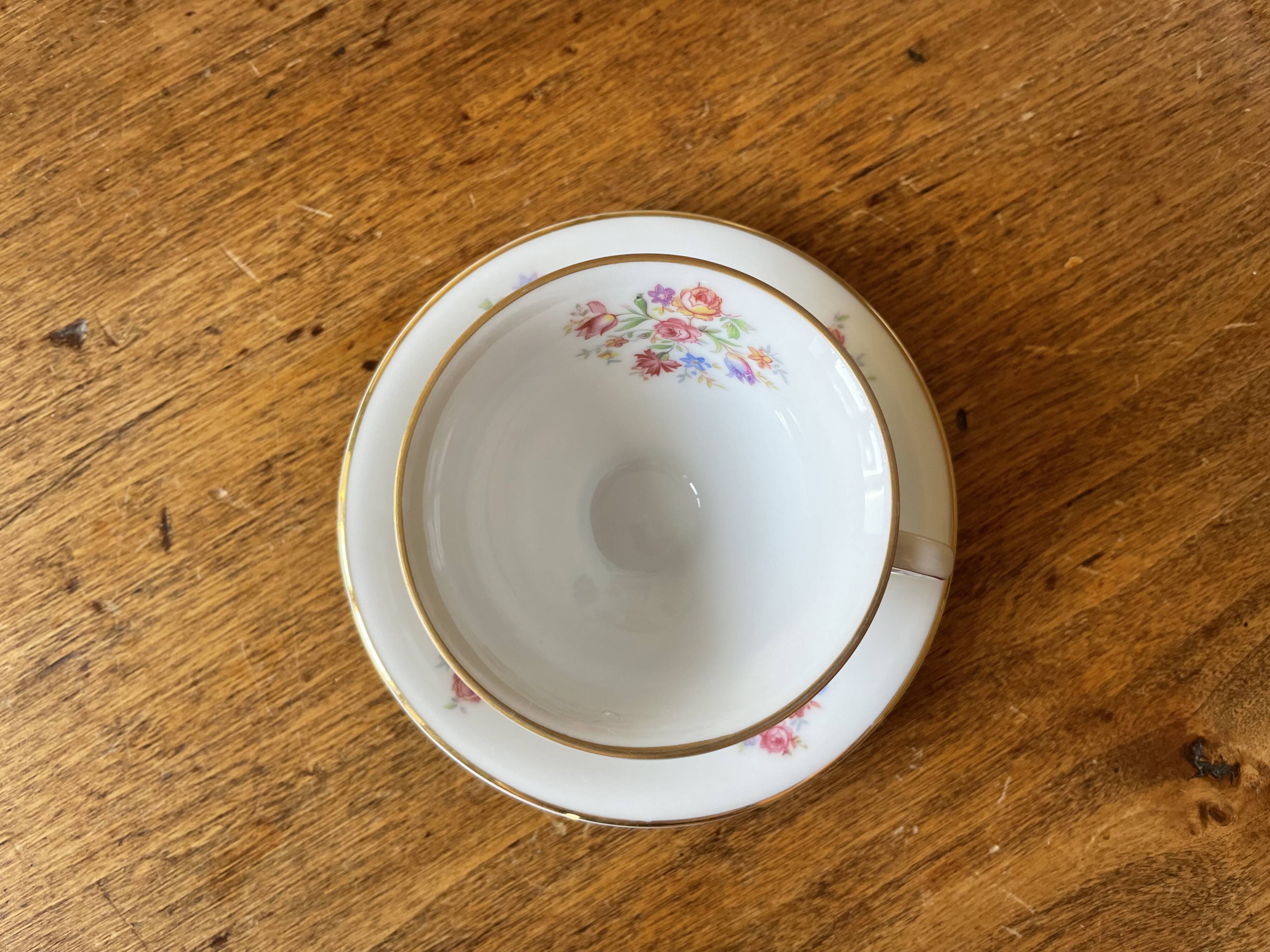 Set 2 coffee cups and saucers - Zeh Scherzer - vintage, old