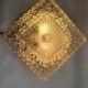 Pair of vintage 70s ceiling or wall lights