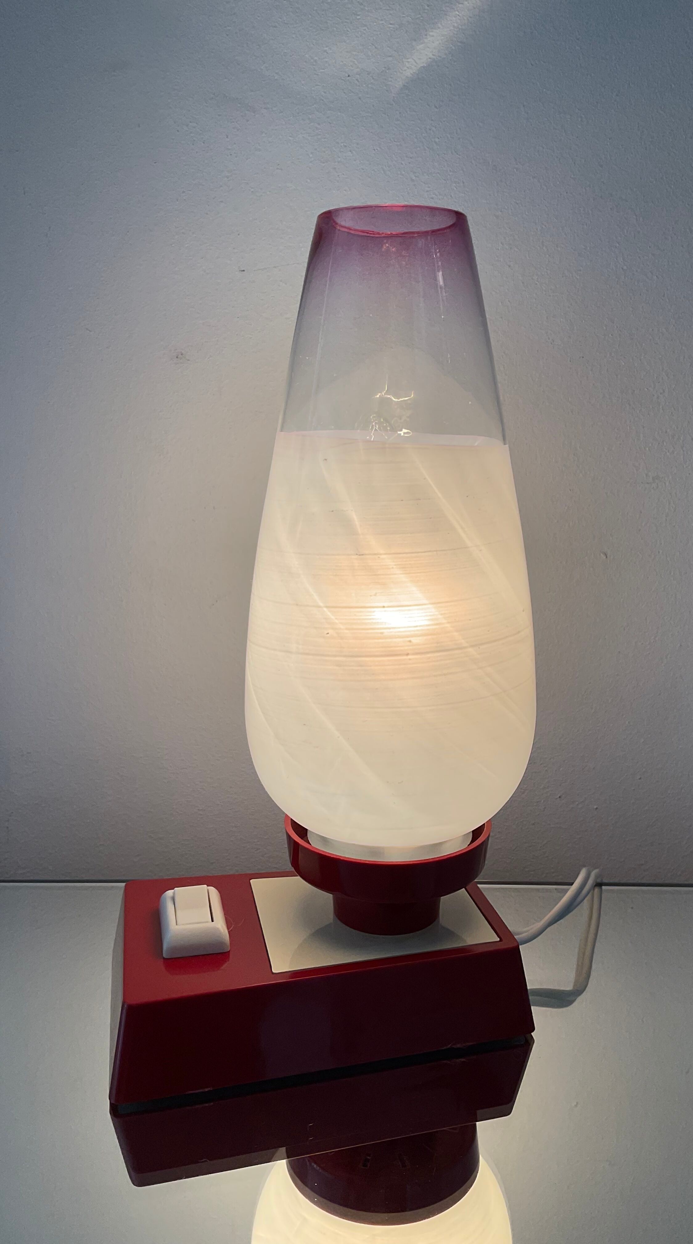 Asymmetrical lamp from the 50s-60s