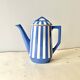 Large Fox Trott Sarreguemines coffee pot in art deco earthenware, 1930s vintage