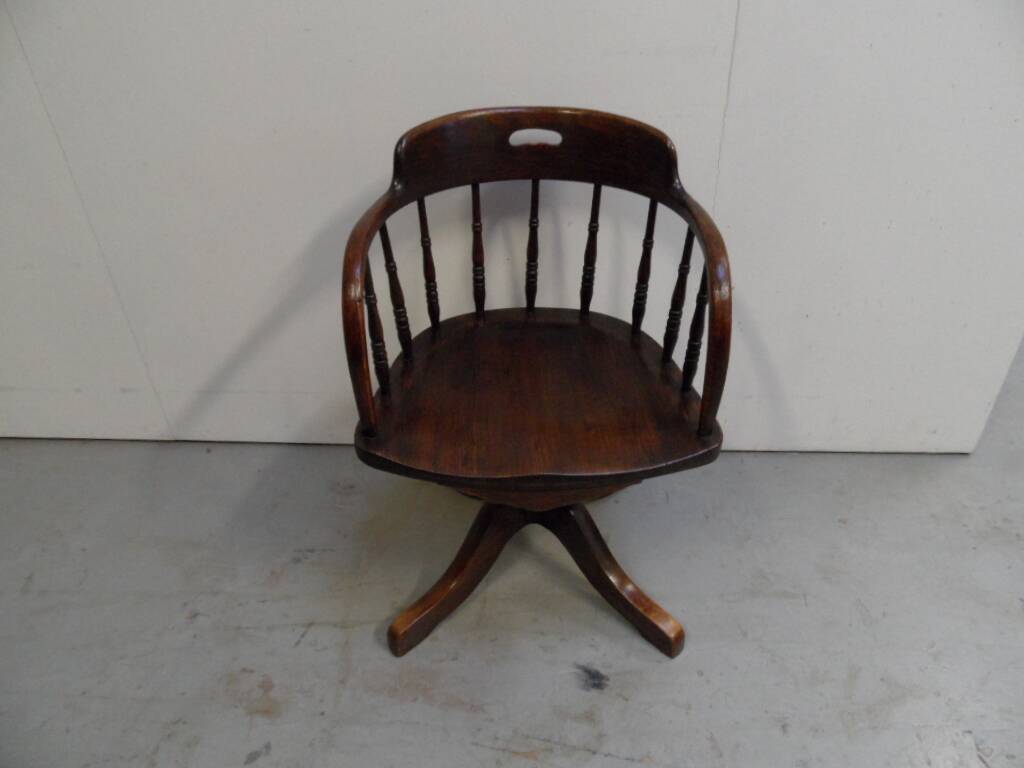 Antique swivel office chair